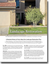 The Townes at Mountain Park Ranch Landscape restoration History Report image