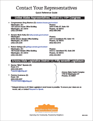 Townes representatives quick reference guide pdf